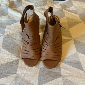 Francesca Peep Toe Booties